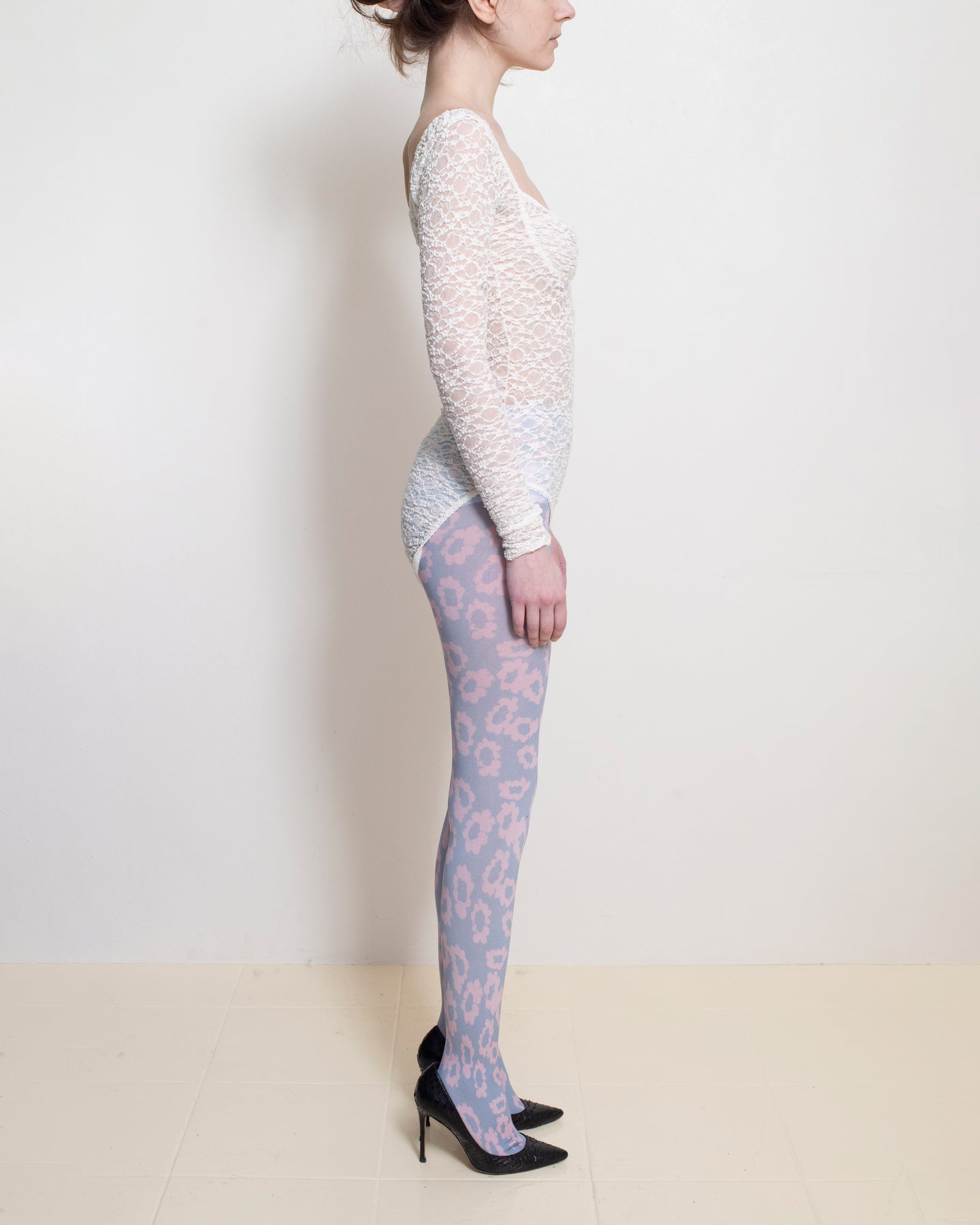 Diamond Daisy Tights